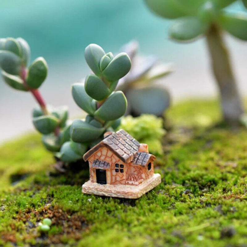 5Pcs Mini Doll House Stone Hou - Home Decor Za 评论和价格