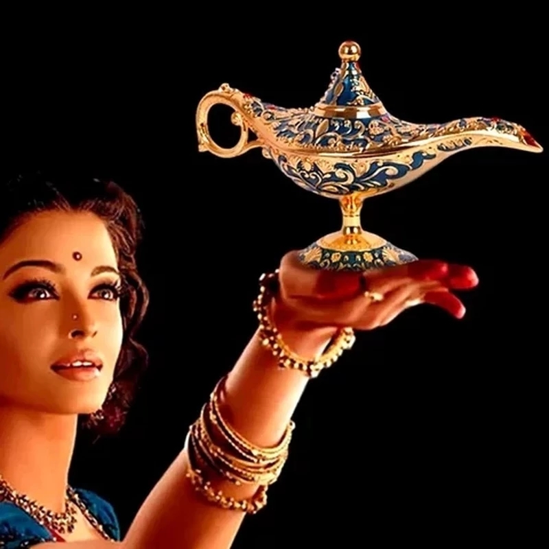 Large Size Aladdin Magic Lamp  - Home Decor Za 评论和价格