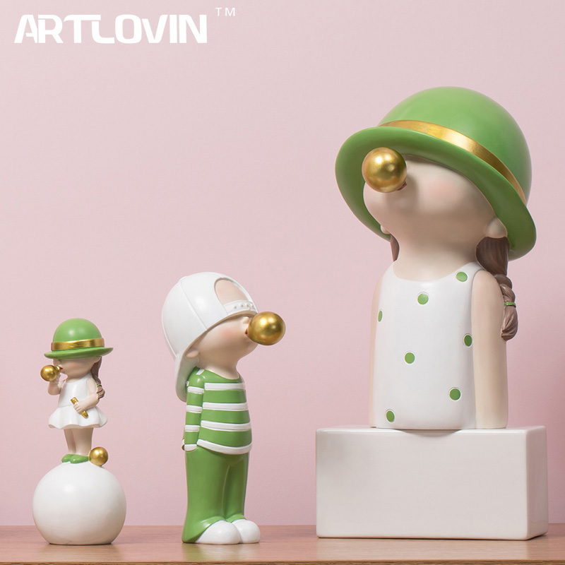 ARTLOVIN Nordic Style Characte - Home Decor Za 评论和价格