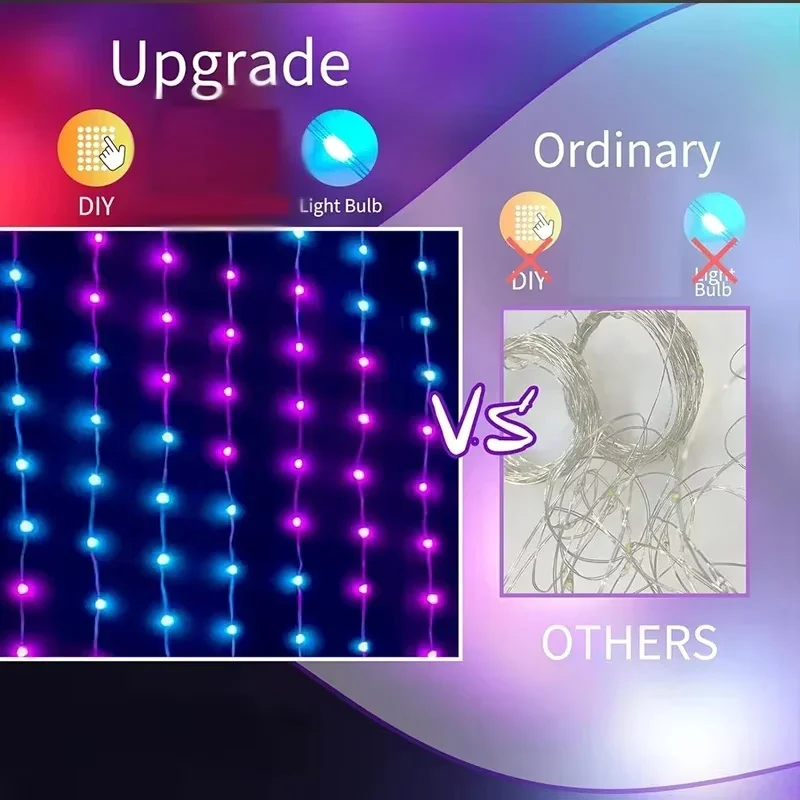 Smart LED Curtain Lights RGB A - Home Decor Free App 评论和价格