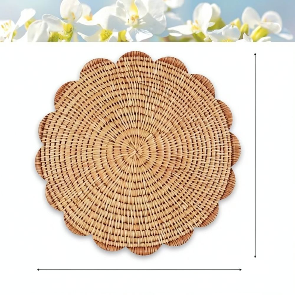 Printed Linen Placemat Lace Tr - Linen Table Runner 评论和价格