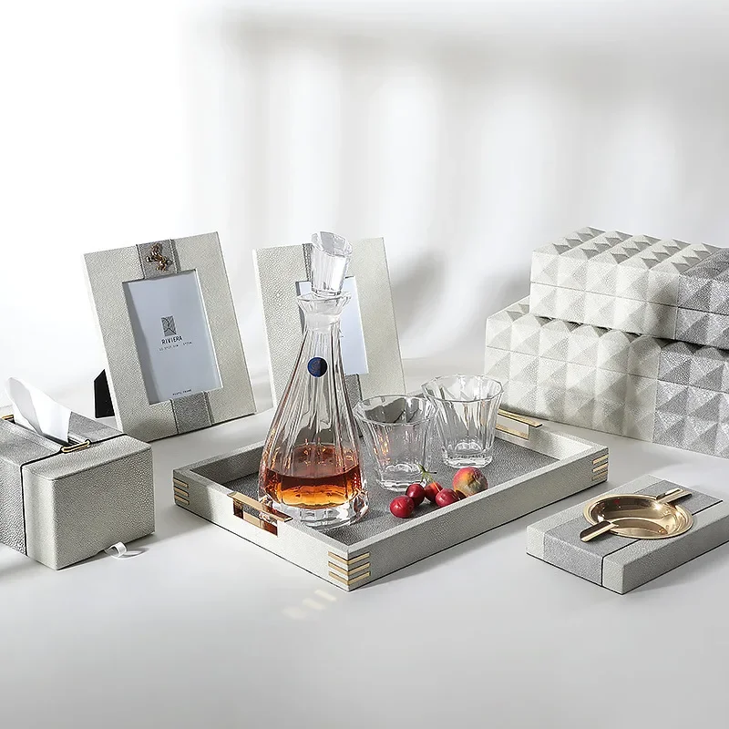 Leather Tabletop Accessories L - Bamboo Photo Frame 评论和价格