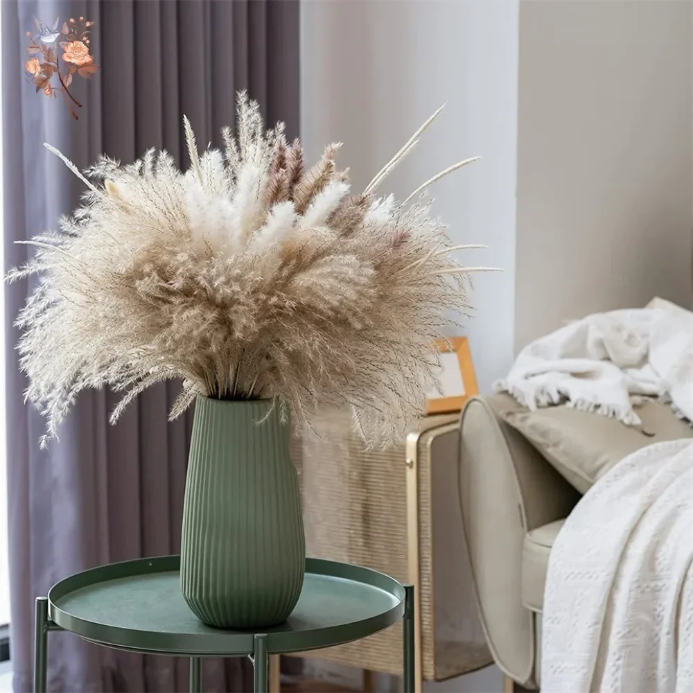 88pcs Natural Fluffy Dried Pam - Pampas Grass Decor 评论和价格