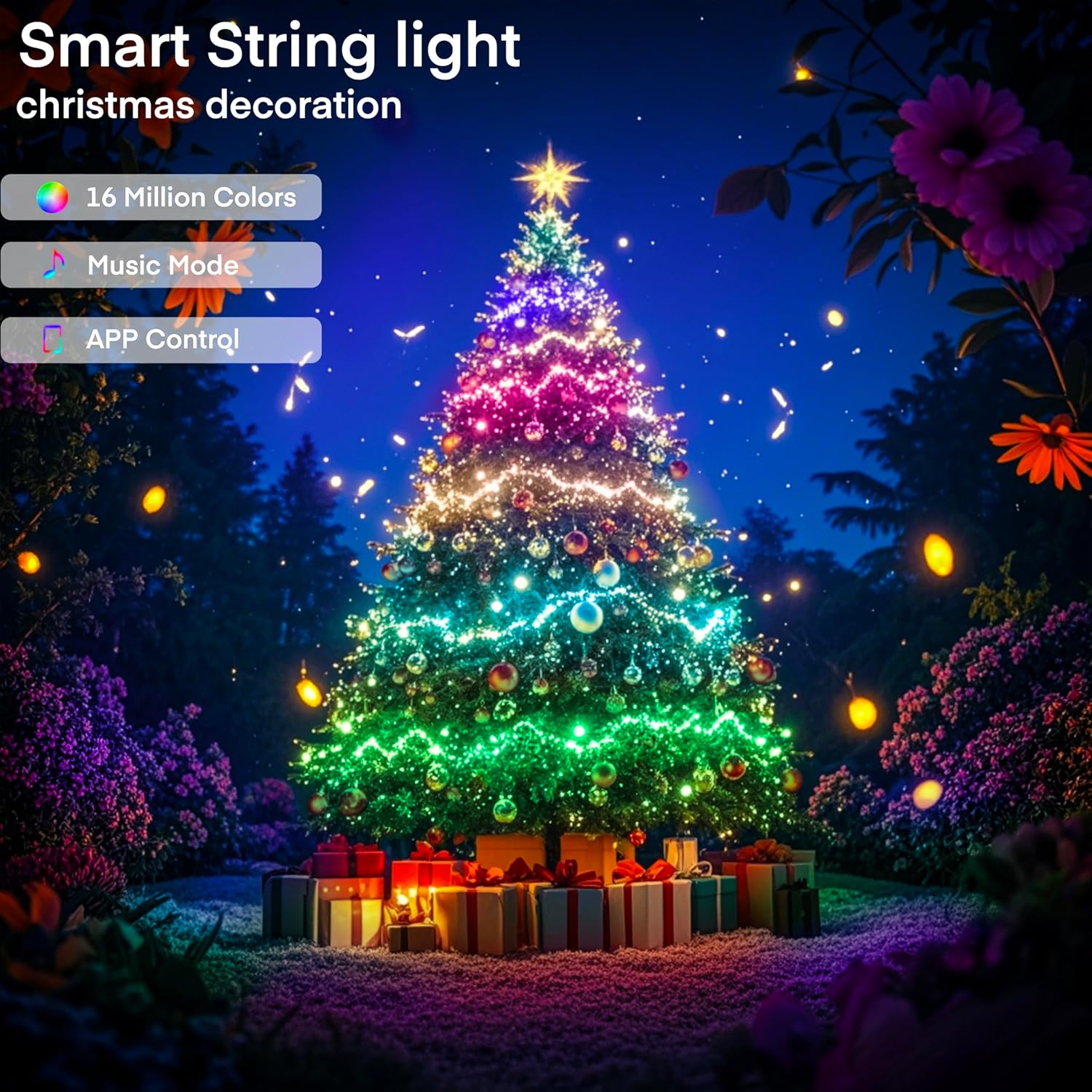WS2812B RGBIC LED String Light - Home Decor Free App 评论和价格