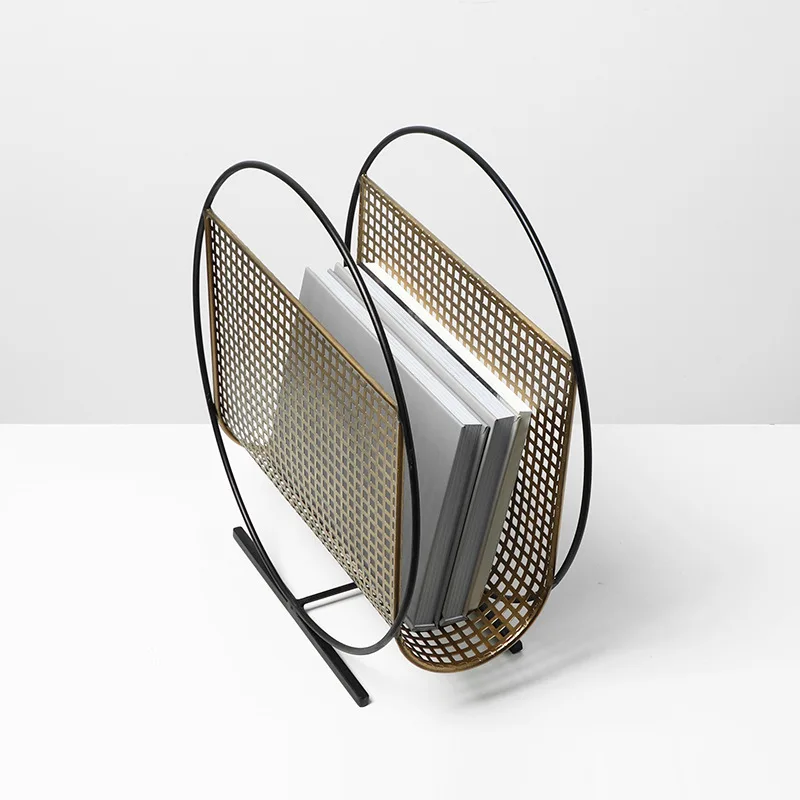 Creative Grid Round Metal Maga - Home Decor Magazine 评论和价格