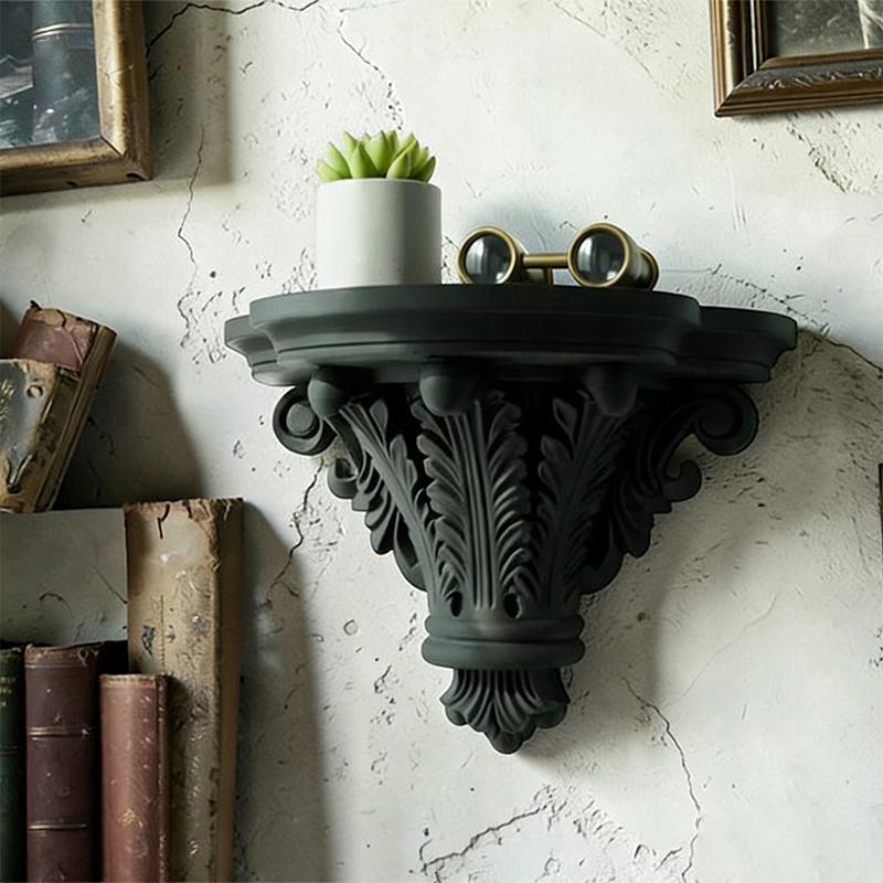 Gothic Floating Wall Shelves C - Bamboo Photo Frame 评论和价格