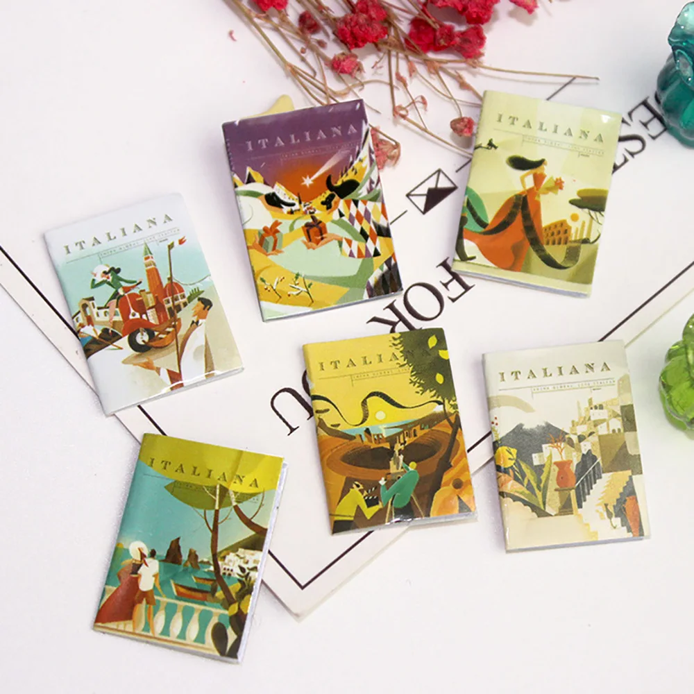 6Pcs 1/12 Dollhouse Miniature  - Home Decor Magazine 评论和价格